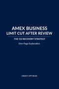Amex Business Limit Cut After Review — CD Recovery Strategy
